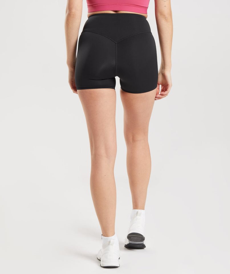 Women's Gymshark Studio Shorts Black | CA 861D75